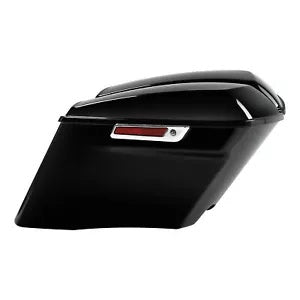 4インチ ストレッチハードサドルバッグ ハーレーエレクトラグライド 2014-2024 ビビッドブラックに適合 4" Stretched Hard Saddlebags Fit For Harley Electra Glide 2014-2024 Vivid Black