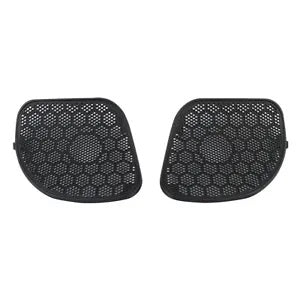 フロントフェアリングスピーカーグリルメッシュカバーハーレーロードグライド15-23 22 21ブラック用 Front Fairing Speaker Grilles Mesh Covers For Harley Road Glide 15-23 22 21Black