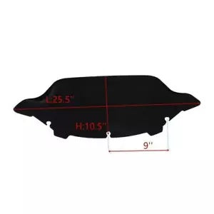 10.5 インチフロントガラスフロントガラスハーレーツーリングエレクトラグライド 2014-2023 2022 に適合 10.5'' Windscreen Windshield Fit For Harley Touring Electra Glide 2014-2023 2022