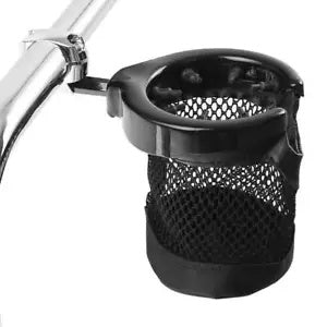 ユニバーサル 1 "ハンドルバー ドリンクカップホルダー メッシュバスケット ハーレーツーリングダイナ用 Universal 1" Handlebar Drink Cup Holder Mesh Basket Fit For Harley Touring Dyna