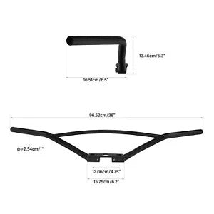 ビビッドブラックスピードスターハンドルバーハーレーEL 1936-1940 FL 1941-45 WL 36-52に適合 Vivid Black Speedster Handlebar Fit For Harley EL 1936-1940 FL 1941-45 WL 36-52