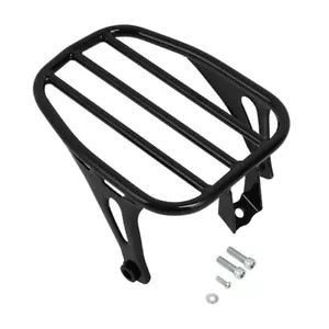 ブラック ソロ ラゲッジ マウント ラック ハーレー ソフテイル スリム ストリート ボブ 2021-2024 に適合 Black Solo Luggage Mount Rack Fit For Harley Softail Slim Street Bob 2021-2024