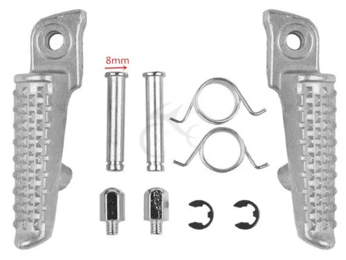 フロントフットペグフットレストホンダ CB1000R 2008-2023 CBR600RR CBR1000RR 04-23 Front Footpegs Footrest Fit For Honda CB1000R 2008-2023 CBR600RR CBR1000RR 04-23