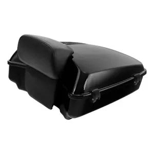 みじん切りトランク ブラック マウント ラック プレート ハーレー ツアーパック ツーリング ロードキング 14-24用 Chopped Trunk Black Mount Rack Plate For Harley Tour Pak Touring Road King 14-24