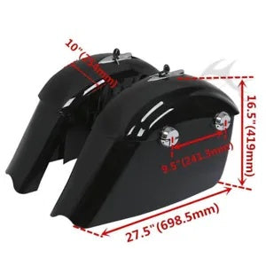 インディアン チーフテン 2014-18 ロードマスター 15-23 用電子ラッチ蓋付きサドルバッグ Saddlebags w/ Electronic Latch Lid For Indian Chieftain 2014-18 Roadmaster 15-23