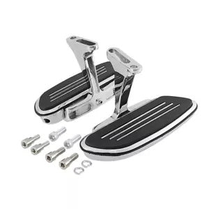 助手席フットボードブラケット クローム ハーレーツーリング 1993-2022 ペグストリームライナー用 Passenger Footboard Brackets Chrome For Harley Touring 1993-2022 Pegstreamliner