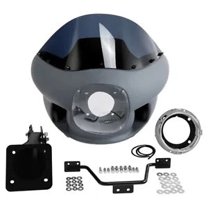 7インチ ヘッドライト フロントアッパーフェアリングマウント ハーレーストリートボブ 2018-2024 FXRTに適合 7" Headlight Front Upper Fairing Mount Fit For Harley Street Bob 2018-2024 FXRT