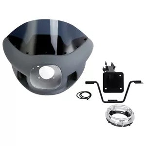7インチ ヘッドライト フロントアッパーフェアリングマウント ハーレーストリートボブ 2018-2024 FXRTに適合 7" Headlight Front Upper Fairing Mount Fit For Harley Street Bob 2018-2024 FXRT