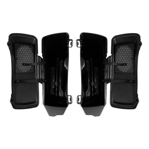 5インチ ストレッチサドルバッグスピーカー蓋 ハーレーツーリングロードグライド1993-2013に適合 5" Stretched Saddlebags Speaker Lids Fit For Harley Touring Road Glide 1993-2013