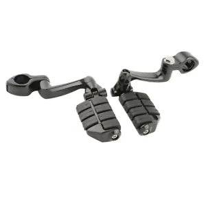 1 1/4インチ エンジンガード 360 調整可能なハイウェイフットペグマウントクランプ ハーレーに適合 1 1/4" Engine Guard 360 Adjustable Highway Footpegs Mount Clamps Fit For Harley