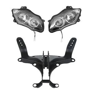 ヘッドライトアセンブリ & アッパーフェアリングステーブラケットヤマハ YZF R1 2007 2008 に適合 Headlight Assembly & Upper Fairing Stay Bracket Fit For Yamaha YZF R1 2007 2008