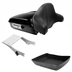 チョップドパック トランクパッド ツーアップ マウント ラック ハーレー ツアーパック ロードキング 97-08用 Chopped Pack Trunk Pad Two-Up Mount Rack Fit For Harley Tour Pak Road King 97-08