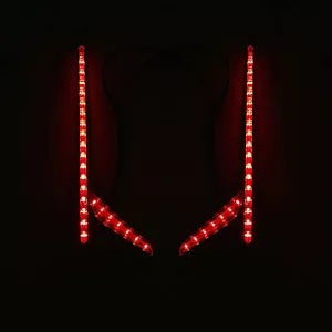 垂直リア LED ライトストリップホンダゴールドウィング 1800 12-17 F6B 13-17 ブラックに適合 Vertical Rear LED Light Strips Fit For Honda Goldwing 1800 12-17 F6B 13-17 Black