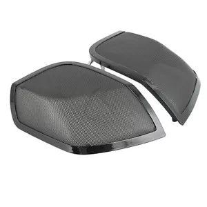 5インチ x 7インチ サドルバッグ蓋スピーカーグリル ハーレーツーリングロードキンググライド 14-24用 5"x7" Saddlebag Lid Speaker Grills Fit For Harley Touring Road King Glide 14-24