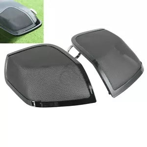 5インチ x 7インチ サドルバッグ蓋スピーカーグリル ハーレーツーリングロードキンググライド 14-24用 5"x7" Saddlebag Lid Speaker Grills Fit For Harley Touring Road King Glide 14-24