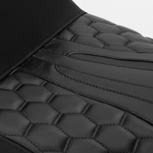 ブラック運転席助手席ハーレーダイナストリートボブスイッチバック 2006-2017 に適合 Black Driver Passenger Seat Fit For Harley Dyna Street Bob Switchback 2006-2017