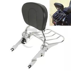 バックレスト シーシーバー & 荷物ラック ハーレー ロードキング FLHR FLHT FLHX 09-23 に適合 Backrest Sissy Bar & Luggage Rack Fit For Harley Road King FLHR FLHT FLHX 09-23