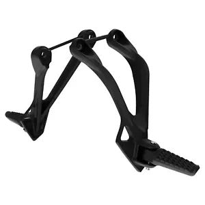 後部助手席フットペグ フットレスト カワサキ ニンジャ ZX6R 05-2008 サンドブラックに適合 Rear Passenger Footpegs Footrest Fit For Kawasaki Ninja ZX6R 05-2008 Sand Black
