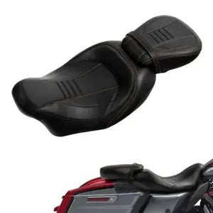 運転席&助手席ピリオン ハーレーツーリング CVO ストリートグライド 2009-23 に適合 Driver & Passenger Seat Pillion Fit For Harley Touring CVO Street Glide 2009-23