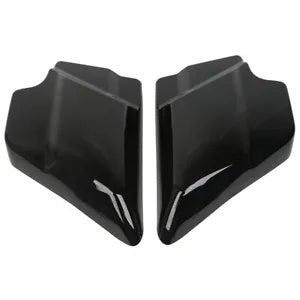 ビビッドブラックバッテリーサイドカバー ハーレー CVO エレクトラ ロード グライド 2009-2024 に適合 Vivid Black Battery Side Covers Fit For Harley CVO Electra Road Glide 2009-2024