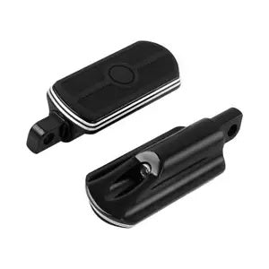 10mm CNC フットペグ フットペグ フットレスト ハーレーツーリングストリートエレクトラグライド用 10mm CNC Foot Pegs Footpegs Footrest Fit For Harley Touring Street Electra Glide