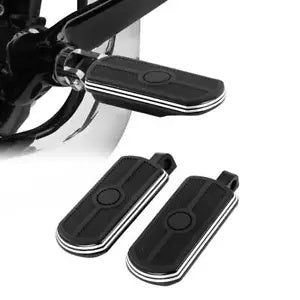 10mm CNC フットペグ フットペグ フットレスト ハーレーツーリングストリートエレクトラグライド用 10mm CNC Foot Pegs Footpegs Footrest Fit For Harley Touring Street Electra Glide