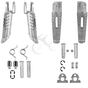 運転席&助手席フットペグ フットレスト スズキ GSXR600 GSXR750 2006-2022に適合 Driver & Passenger Footpegs Footrests Fit For Suzuki GSXR600 GSXR750 2006-2022