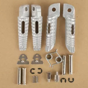 運転席&助手席フットペグ フットレスト スズキ GSXR600 GSXR750 2006-2022に適合 Driver & Passenger Footpegs Footrests Fit For Suzuki GSXR600 GSXR750 2006-2022