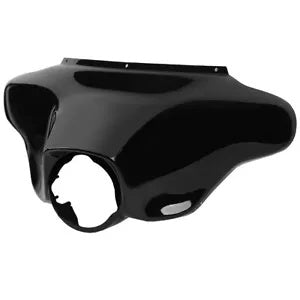 グロスブラックフロントバットウィングアウターフェアリングはハーレーエレクトラグライド1996-2013に適合 Gloss Black Front Batwing Outer Fairing Fits For Harley Electra Glide 1996-2013