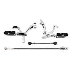フォワードコントロールフットペグレバーリンケージフィットハーレースポーツスター 883 1200 14-2022 Forward Control Footpegs Lever Linkage Fit For Harley Sportster 883 1200 14-2022