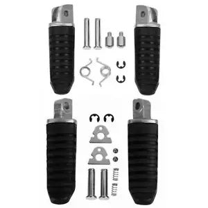フロントリアフットペグフットペグフットレストスズキ GSX1300R 隼 2008-2012用 Front Rear Footpegs Foot Peg Footrest Fit For Suzuki GSX1300R Hayabusa 2008-2012