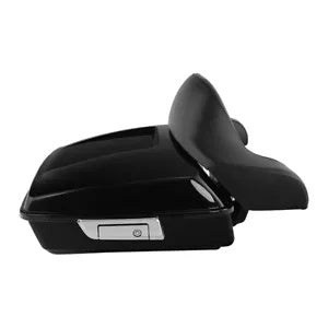 チョップド トランク バックレスト & マウント ハーレー ツアー パック ロード キング グライド 2009-2013 に適合 Chopped Trunk Backrest & Mount Fit For Harley Tour Pak Road King Glide 2009-2013