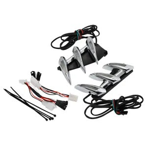 フロントフェンダートリムインジケーターライトホンダゴールドウィング 1800 2001-17 F6B 13-17 Front Fender Trim Indicator Lights Fit For Honda Goldwing 1800 2001-17 F6B 13-17