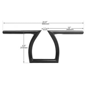 ブラック 1インチ ハンドルバー Z バー ハーレー スポーツスター XL チョッパー ボバーバーに適合 Black 1" Handlebars Z Bars Fit For Harley Sportster XL Choppers Bobbers Bar