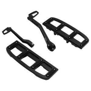 マットブラックドライバーフットボードシフターブレーキペグハーレーソフテイル FL 18-24 に適合 Matte Black Driver Footboards Shifter Brake Pegs Fit For Harley Softail FL 18-24