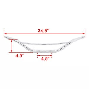 クローム 1" エイプ ハンガー ハンドルバー ハーレー スポーツスター ソフテイル チョッパー カスタムに適合 Chrome 1" Ape Hanger Handlebar Fit For Harley Sportster Softail Chopper Custom