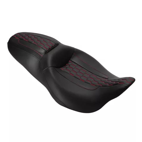 ライダー&助手席ハーレーツーリングストリートグライドロードキング2009-2023に適合 Rider & Passenger Seat Fit For Harley Touring Street Glide Road King 2009-2023