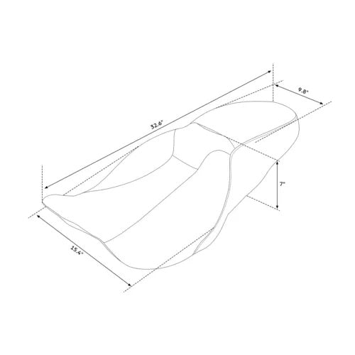 ライダー&助手席ハーレーツーリングストリートグライドロードキング2009-2023に適合 Rider & Passenger Seat Fit For Harley Touring Street Glide Road King 2009-2023