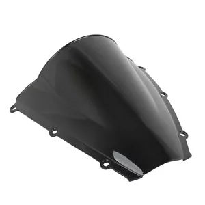 モーターデュアルバブルブラックフロントガラスフロントガラス 2003-2004 ホンダ CBR 600RR F5 Motor Dual Bubble Black Windshield Windscreen For 2003-2004 Honda CBR 600RR F5