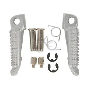 フロントフットレストフットペグカワサキニンジャ ZX6R ZX10R 650R Z750 Z1000 EX650 に適合 Front Footrest Foot Pegs Fit For Kawasaki Ninja ZX6R ZX10R 650R Z750 Z1000 EX650