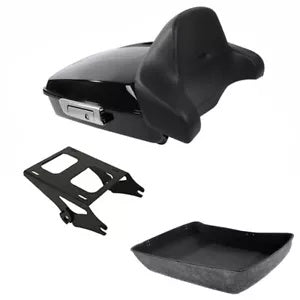 チョップドパック トランク バックレスト マウント ラック ハーレー ツーリング ツアーパック 2014-24 に適合 Chopped Pack Trunk Backrest Mount Rack Fit For Harley Touring Tour-Pak 2014-24