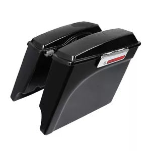 5インチ 拡張ハードサドルバッグ変換ブラケット ハーレーソフテイル 84-17 ブラックに適合 5" Extended Hard Saddlebag Conversion Bracket Fit For Harley Softail 84-17 Black