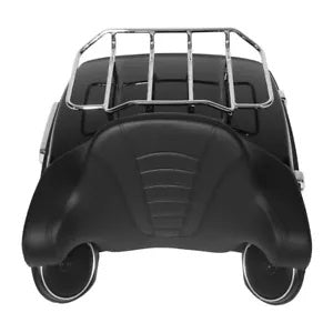 キングトランクバックレストラックスピーカーハーレーダビッドソンツーリングツアーパック14-24に適合 King Trunk Backrest Rack Speakers Fit For Harley Davidson Touring Tour Pak 14-24