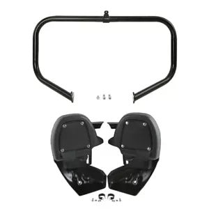 ブラック下部通気フェアリング & エンジンガードバー ハーレーエレクトラグライド 09-13 に適合 Black Lower Vented Fairing & Engine Guard Bar Fit For Harley Electra Glide 09-13