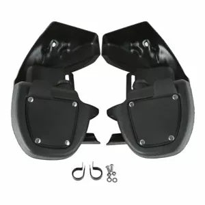 ブラック下部通気フェアリング & エンジンガードバー ハーレーエレクトラグライド 09-13 に適合 Black Lower Vented Fairing & Engine Guard Bar Fit For Harley Electra Glide 09-13