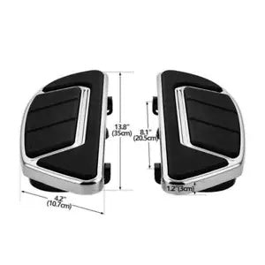 クロームドライバーフロアボードブレーキペダルシフトペグハーレーストリートグライド86-23用 Chrome Driver Floorboard Brake Pedal Shift Peg Fit For Harley Street Glide 86-23