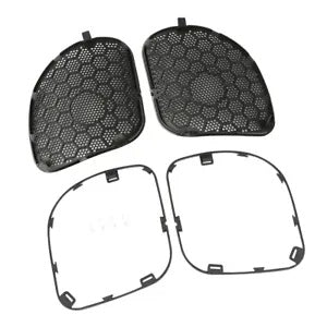 フロントフェアリングスピーカーメッシュグリルグリルカバーハーレーロードグライド15-24に適合 Front Fairing Speakers Mesh Grill Grilles Covers Fit For Harley Road Glide 15-24