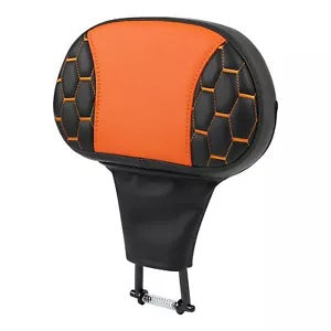 ブラックオレンジドライバーライダーバックレストハーレーツーリングエレクトラストリートグライドに適合 Black Orange Driver Rider Backrest Fit For Harley Touring Electra Street Glide