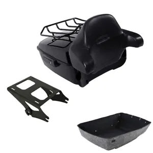 キングパック トランク バックレスト マウント ラック ハーレー ツアー パック ロード グライド 14-24 23 に適合 King Pack Trunk Backrest Mount Rack Fit For Harley Tour Pak Road Glide 14-24 23