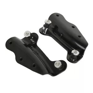 ブラック 4 点ドッキングハードウェアキット ハーレーツーリングストリートグライド 2009-2013 12用 Black 4 Point Docking Hardware Kit For Harley Touring Street Glide 2009-2013 12